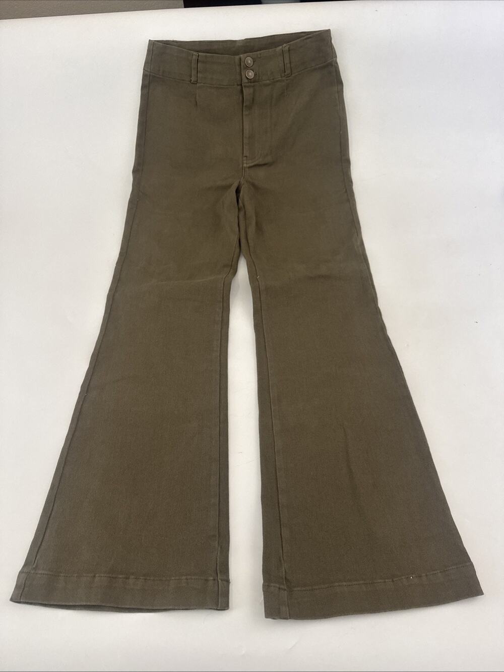 La Miel Boot Cut Pants Olive Green Women's Medium